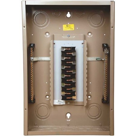 EATON Load Center, CHP, 22 Spaces, 125A, 120/240V, Main Circuit Breaker, 1 Phase CHP22N125X2